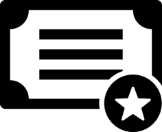 Diploma With A Star Tracing Svg Vector, Free Vectors File